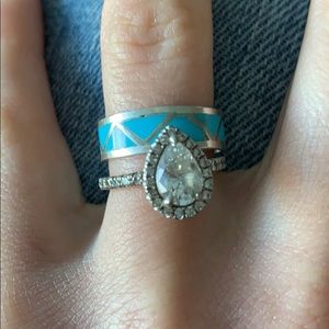 Turquoise stacker band